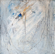 Héctor de Anda Falso Retrato 8 Acrílico sobre madera 24 cm x 24 cm 1996 